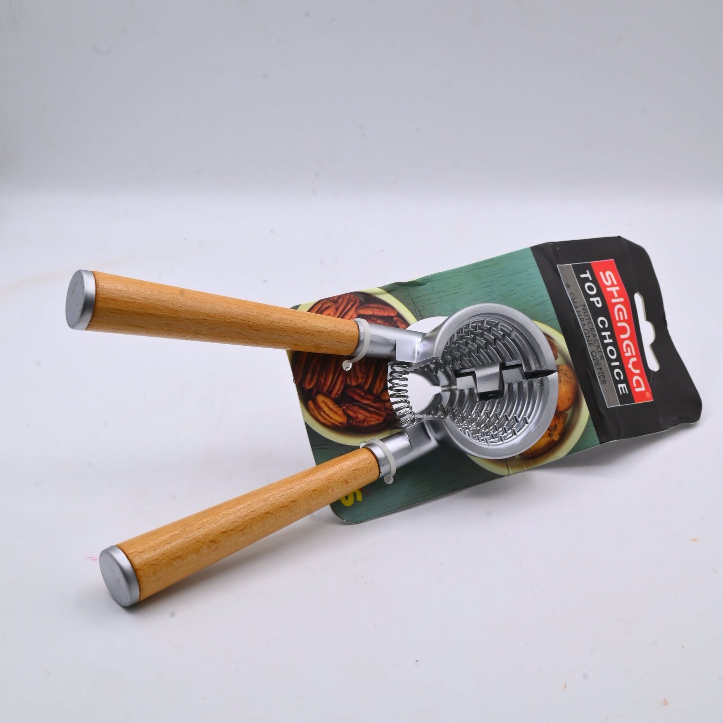Shengya Nutcracker & Champagne Opener Wood Handle E577