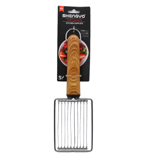 Shengya Stainless Steel Cheese and Butter Slicer with Wood Handle K1048T