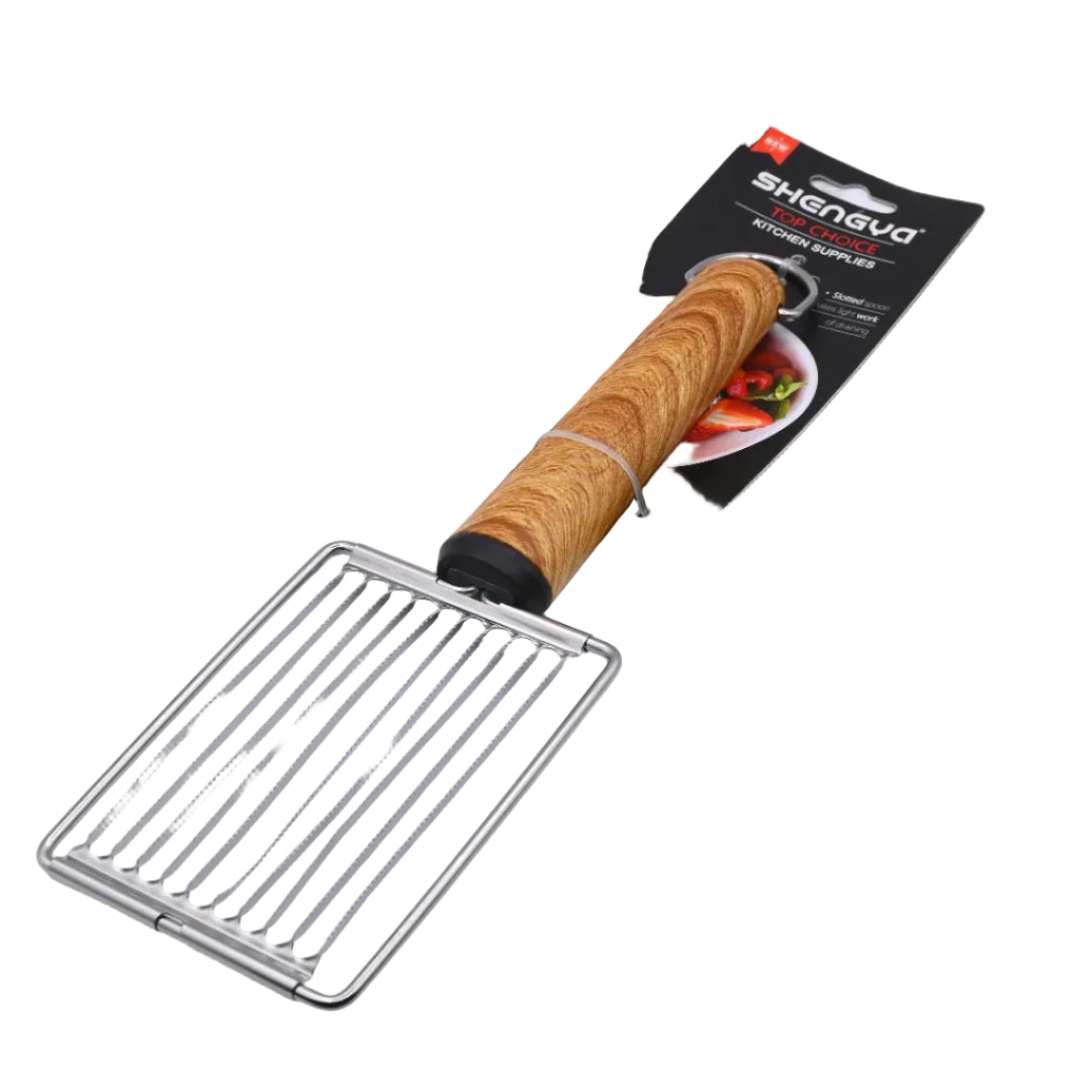 Shengya Stainless Steel Cheese and Butter Slicer with Wood Handle K1048T