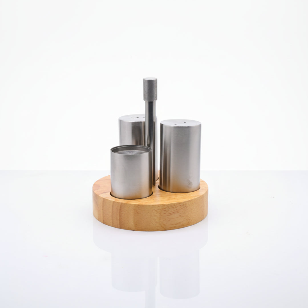 Shengya Stainless Steel Salt Pepper 3Pcs Ka0513
