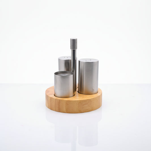 Shengya Stainless Steel Salt Pepper 3Pcs Ka0513
