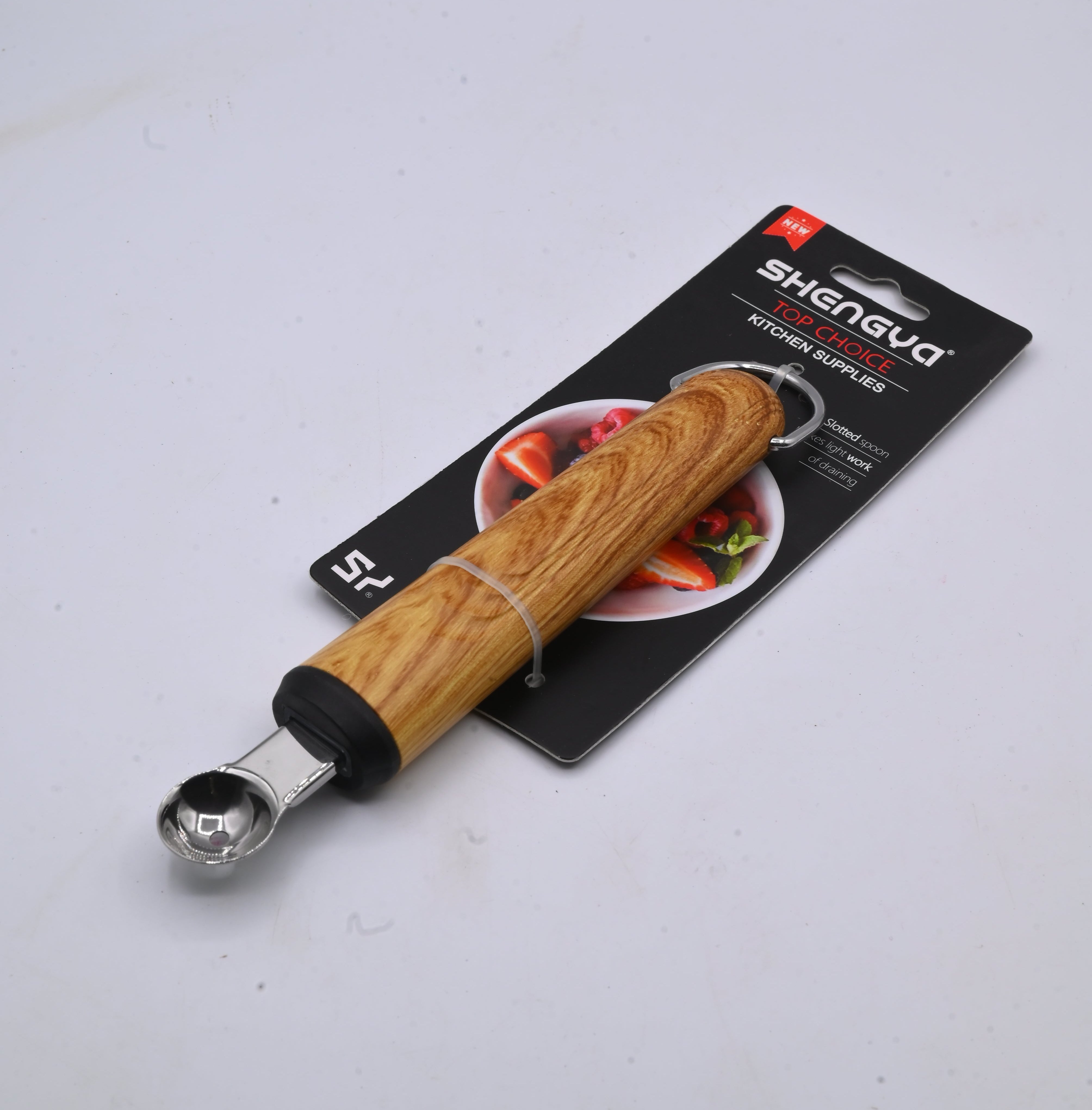 Shengya Stainless Steel Handcrafted Tool Cutter with Wood Handle K1307T
