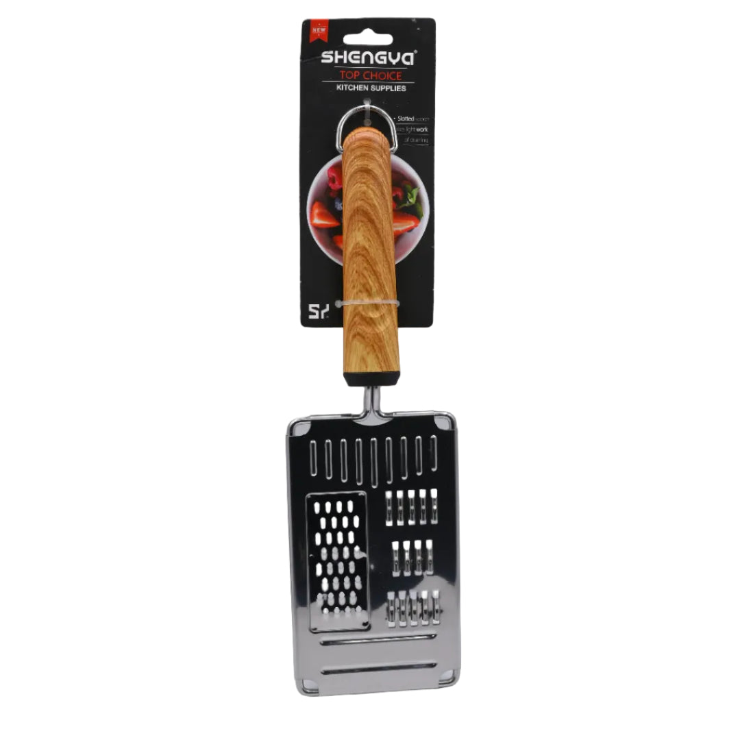 Shengya Stainless Steel Grater with Wood Handle K6579T