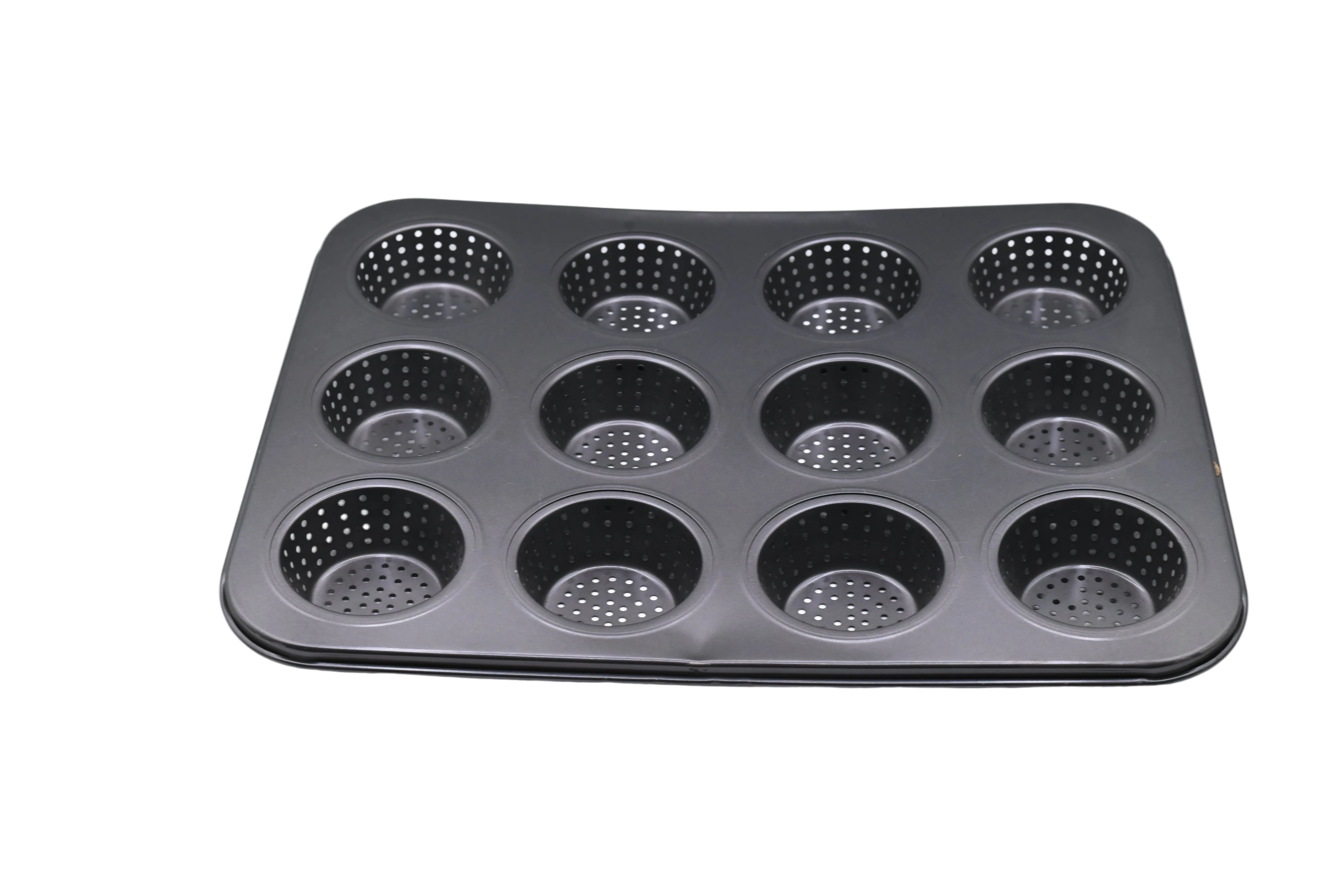 Muffin Mesh  Air Tray Round 12Cup S 330G 35*26.5*2.5Cm