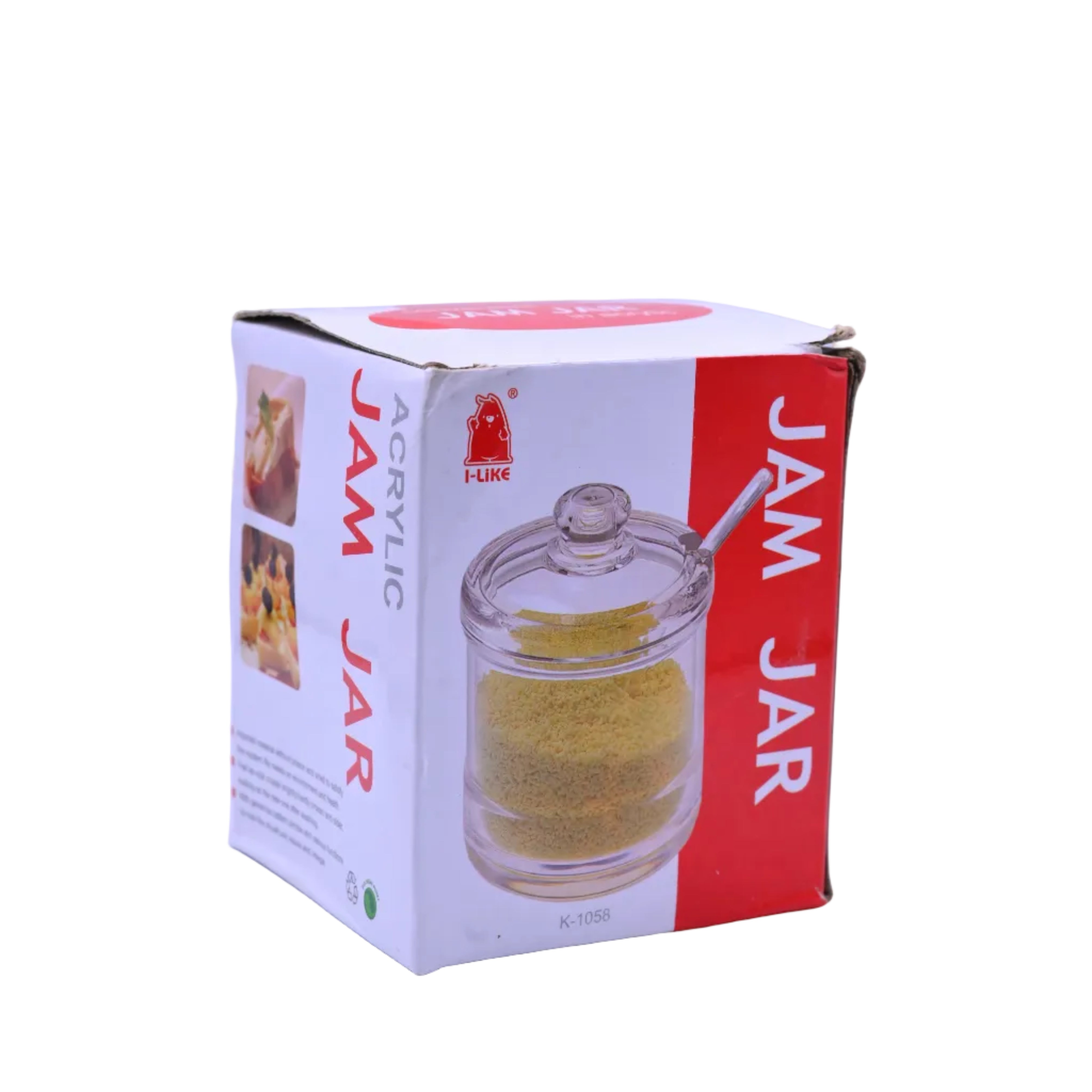 Acrylic Jam Jar K1057-F0863