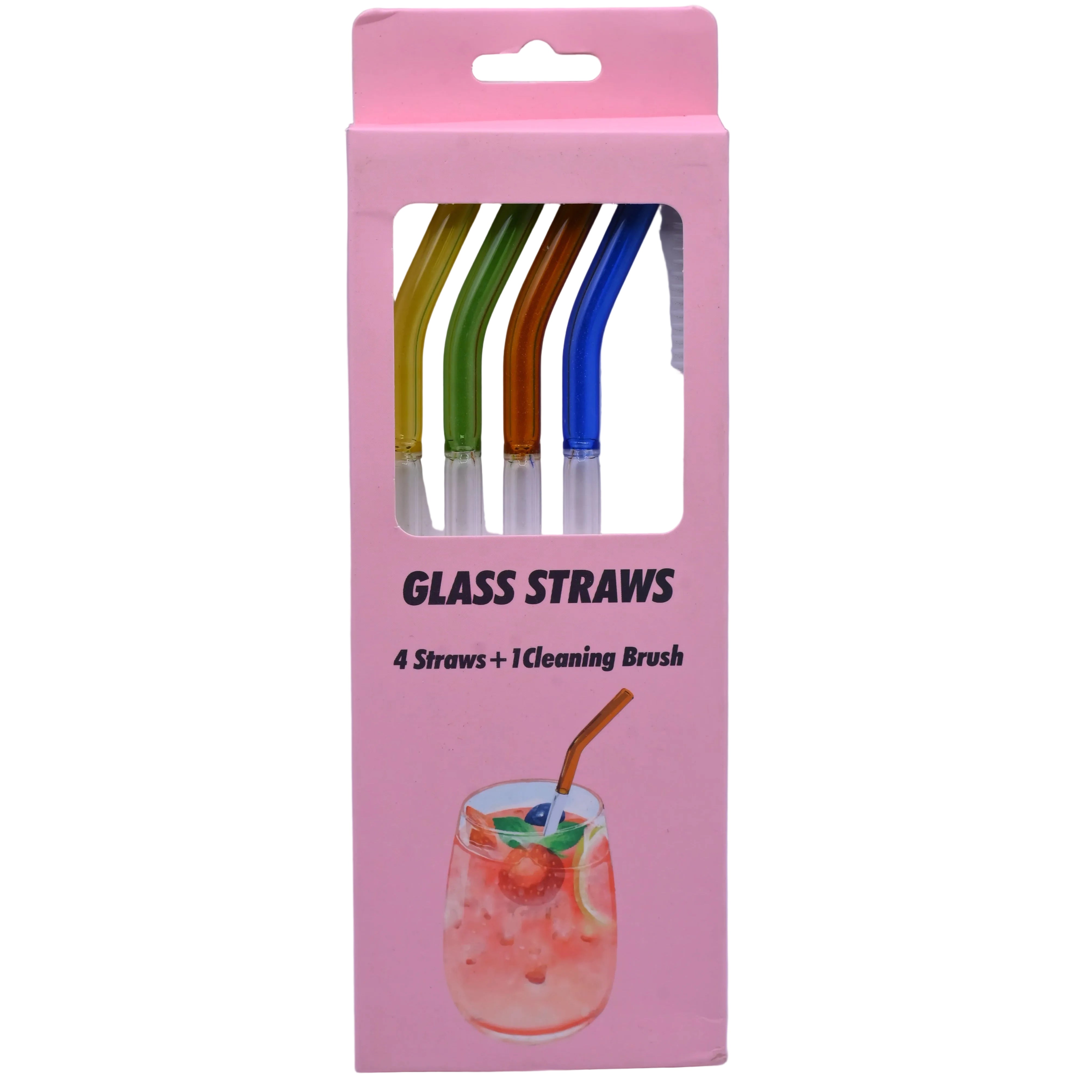 Glass Straws 2Colors 5P
