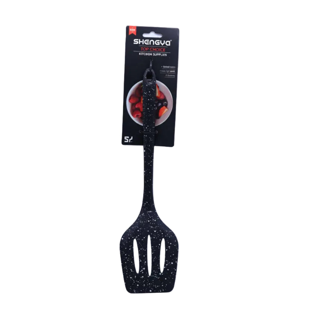 Shengya Cooking Spoon Silicone Black P4209