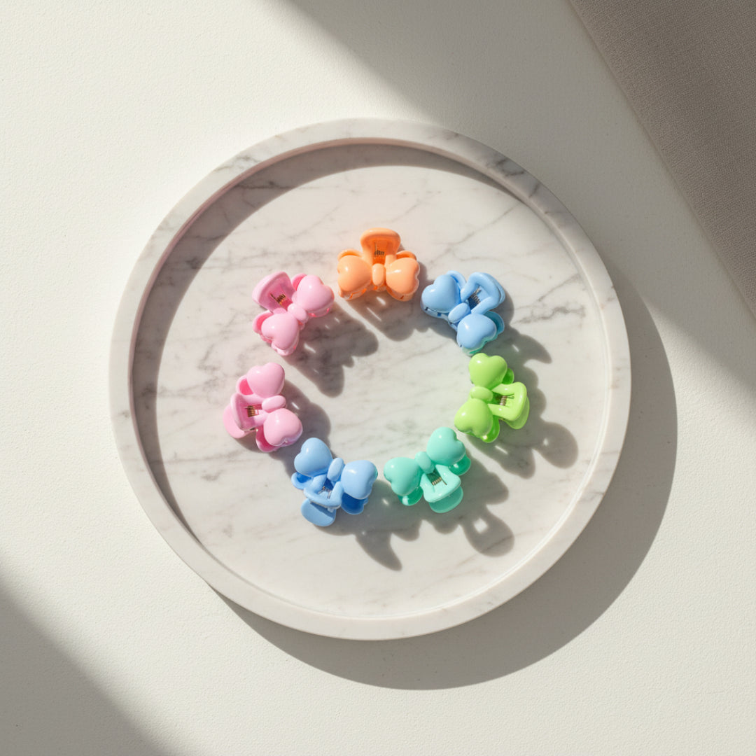 Mini Heart Shape Catcher Multicolor Pack of 6