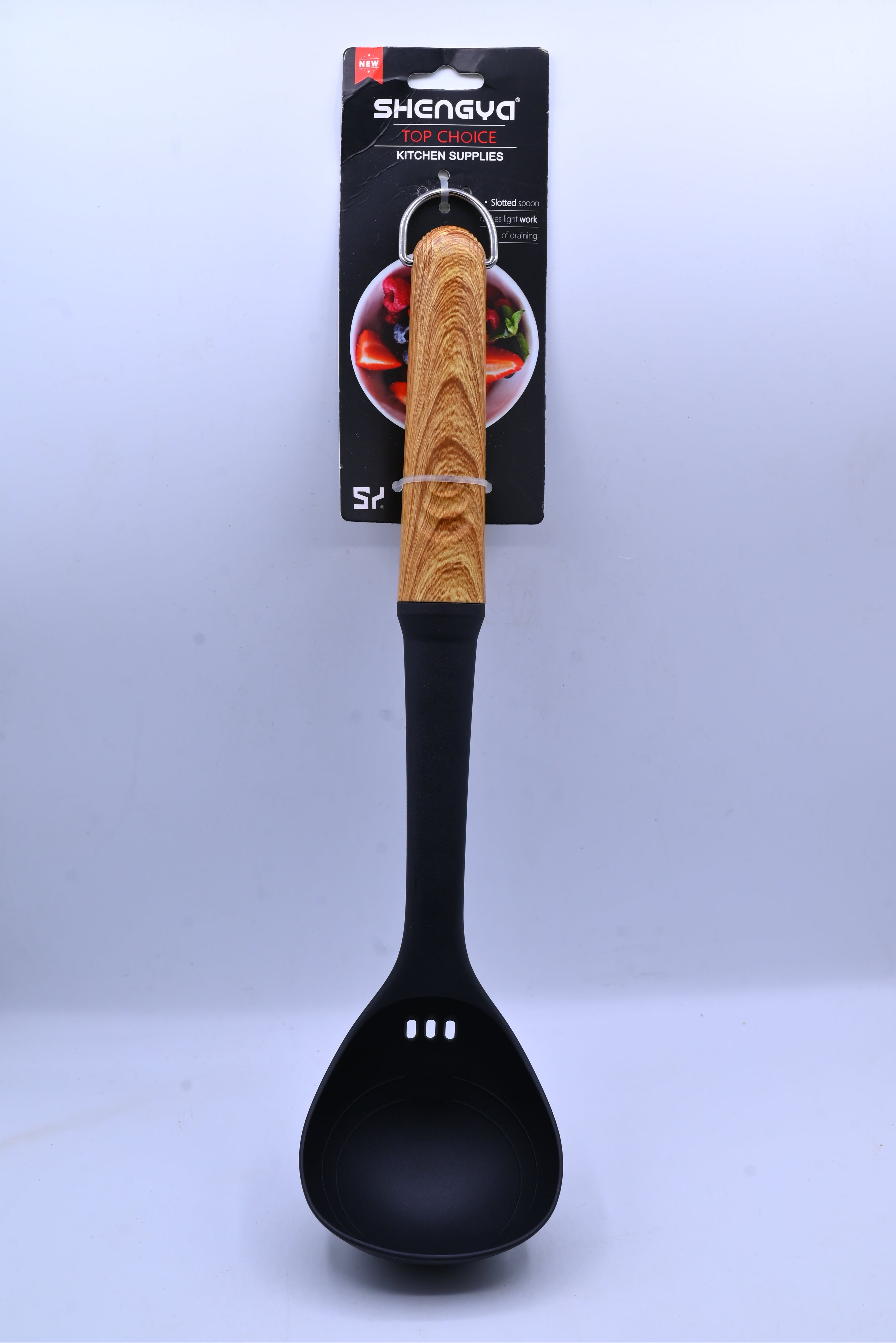 Shengya Non Stick Cooking Ladle with Wood Handle M4706T