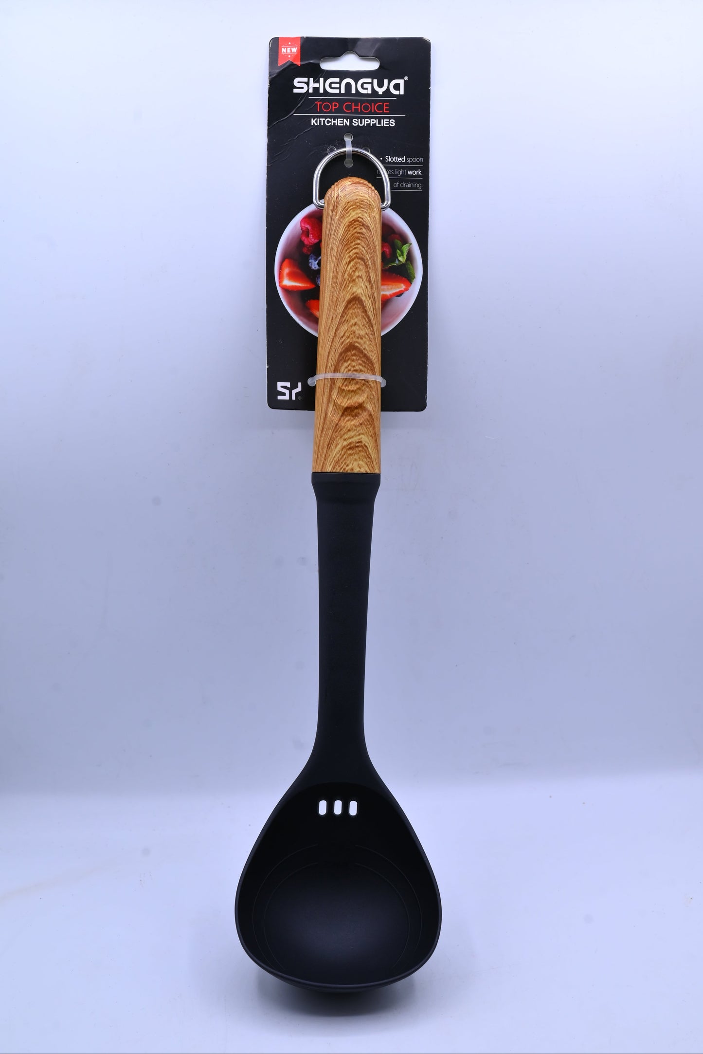 Shengya Non Stick Cooking Ladle with Wood Handle M4706T