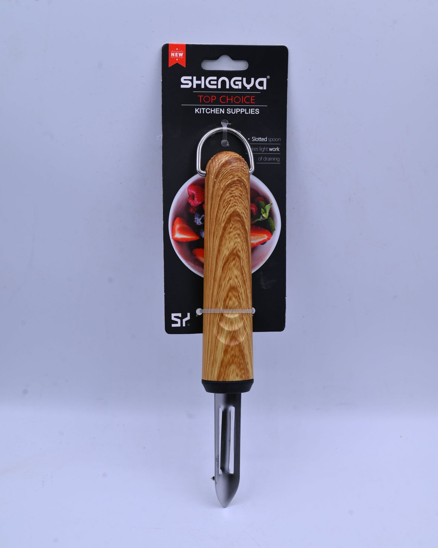 Shengya Stainless Steel Peeler with Wood Handle K0902T