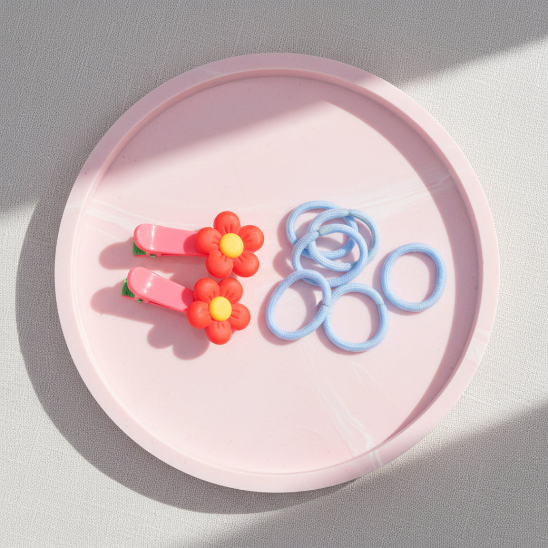 Mini Sun Flower Catcher and Poni multicolor Pack of 6