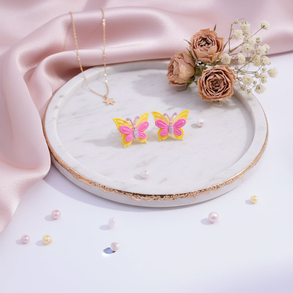 Pink and Yellow