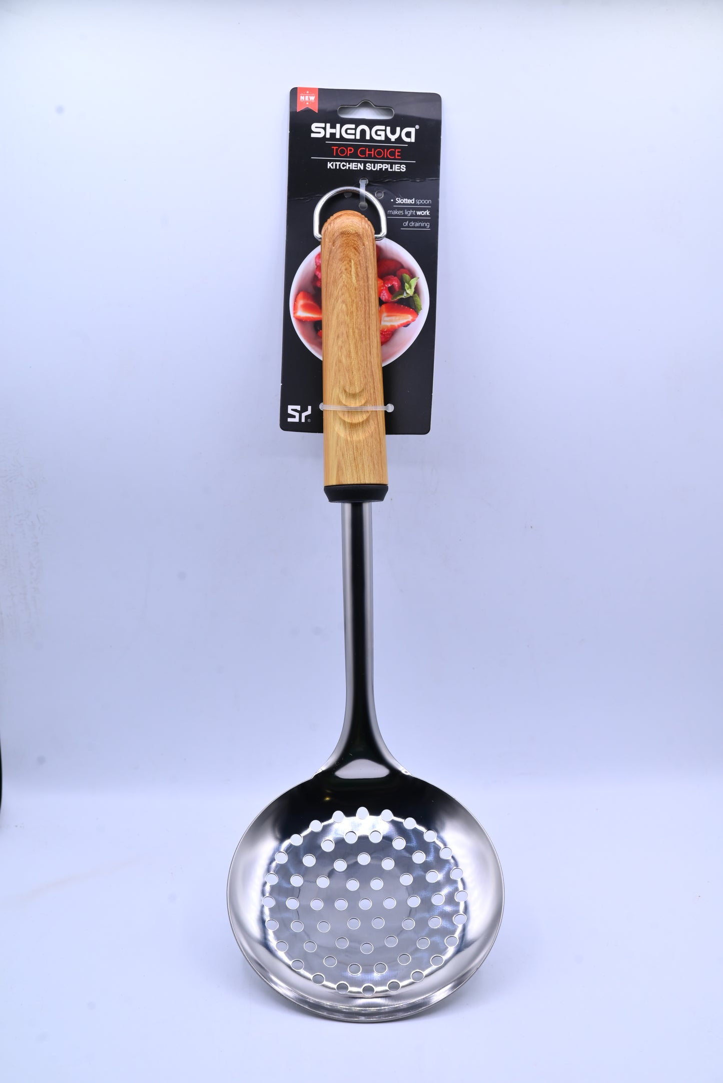 Shengya Stainless Steel Cooking Cufger with Wood Handle K0952T