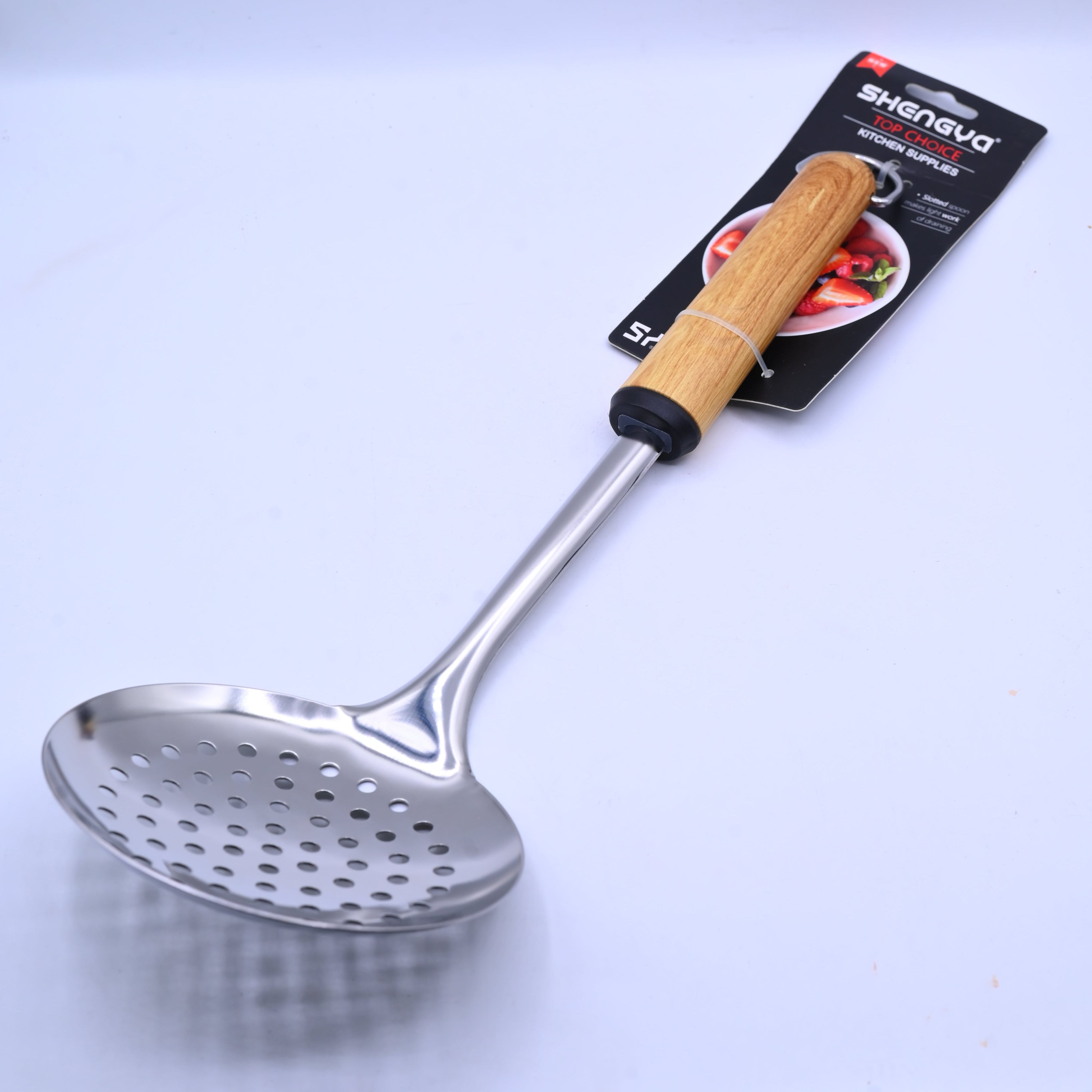 Shengya Stainless Steel Cooking Cufger with Wood Handle K0952T