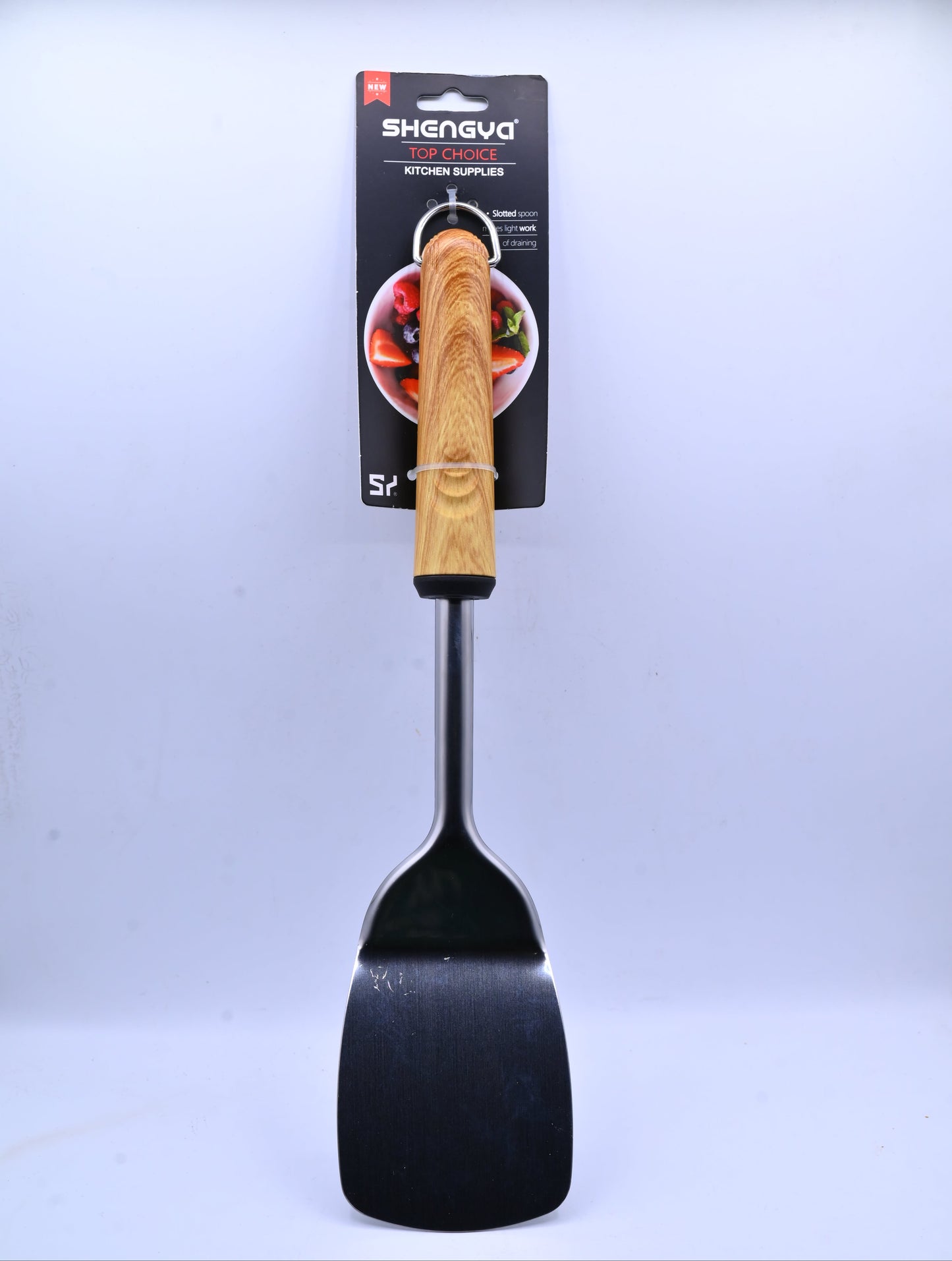 Shengya Stainless Steel Cooking Palta with Wood Handle K0955T
