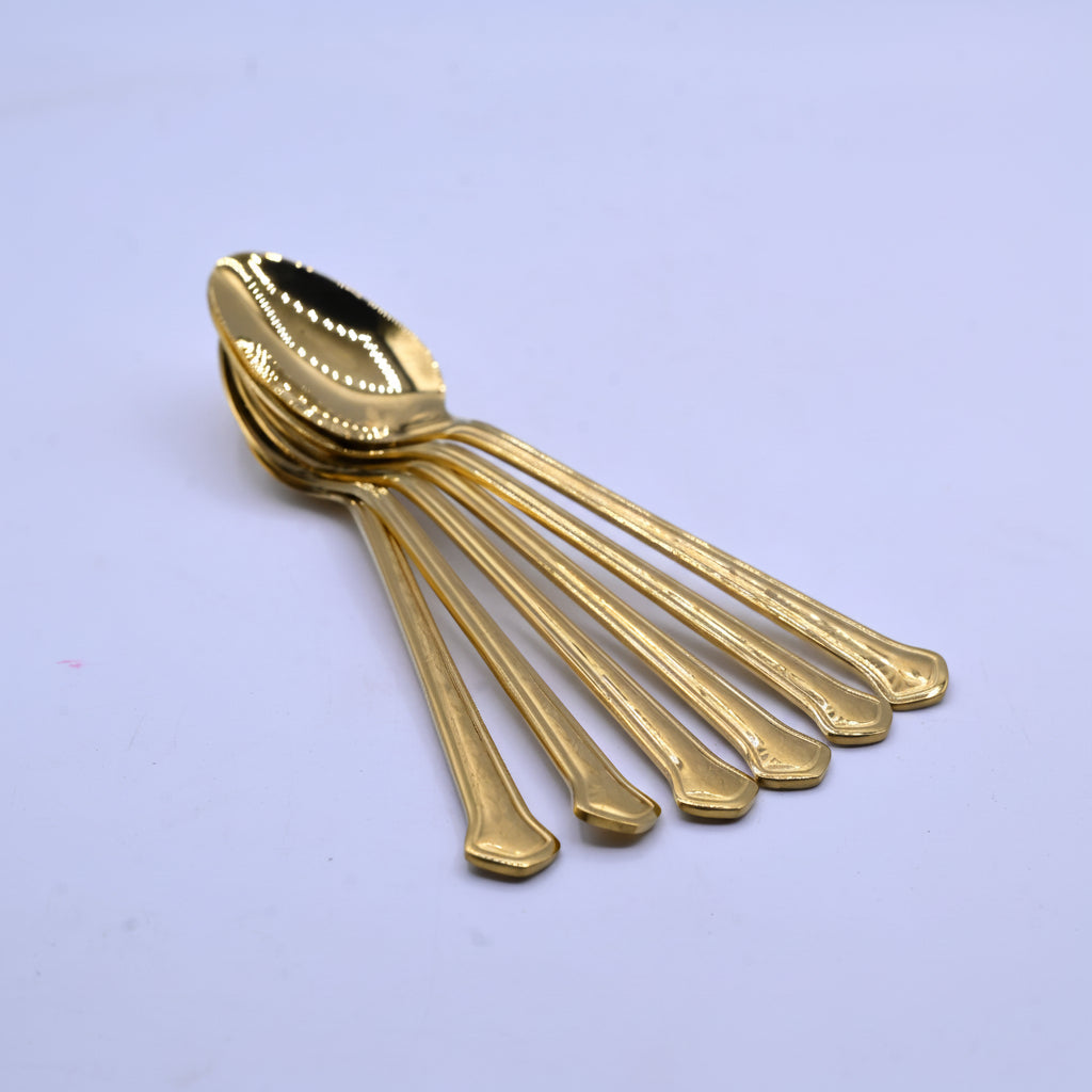 Ayd Golden Coffee Spoon Set 6 Pieces