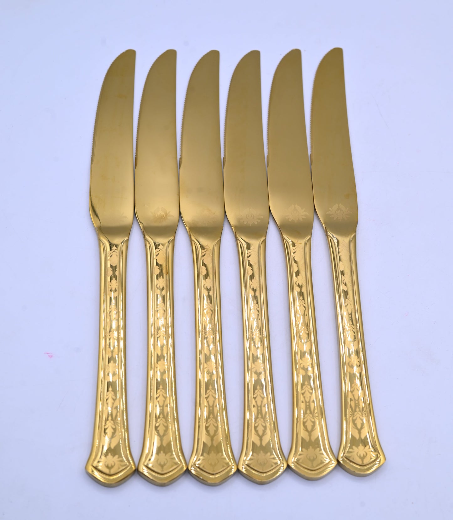 Ayd Golden Dinner Knife Set 6 Pieces