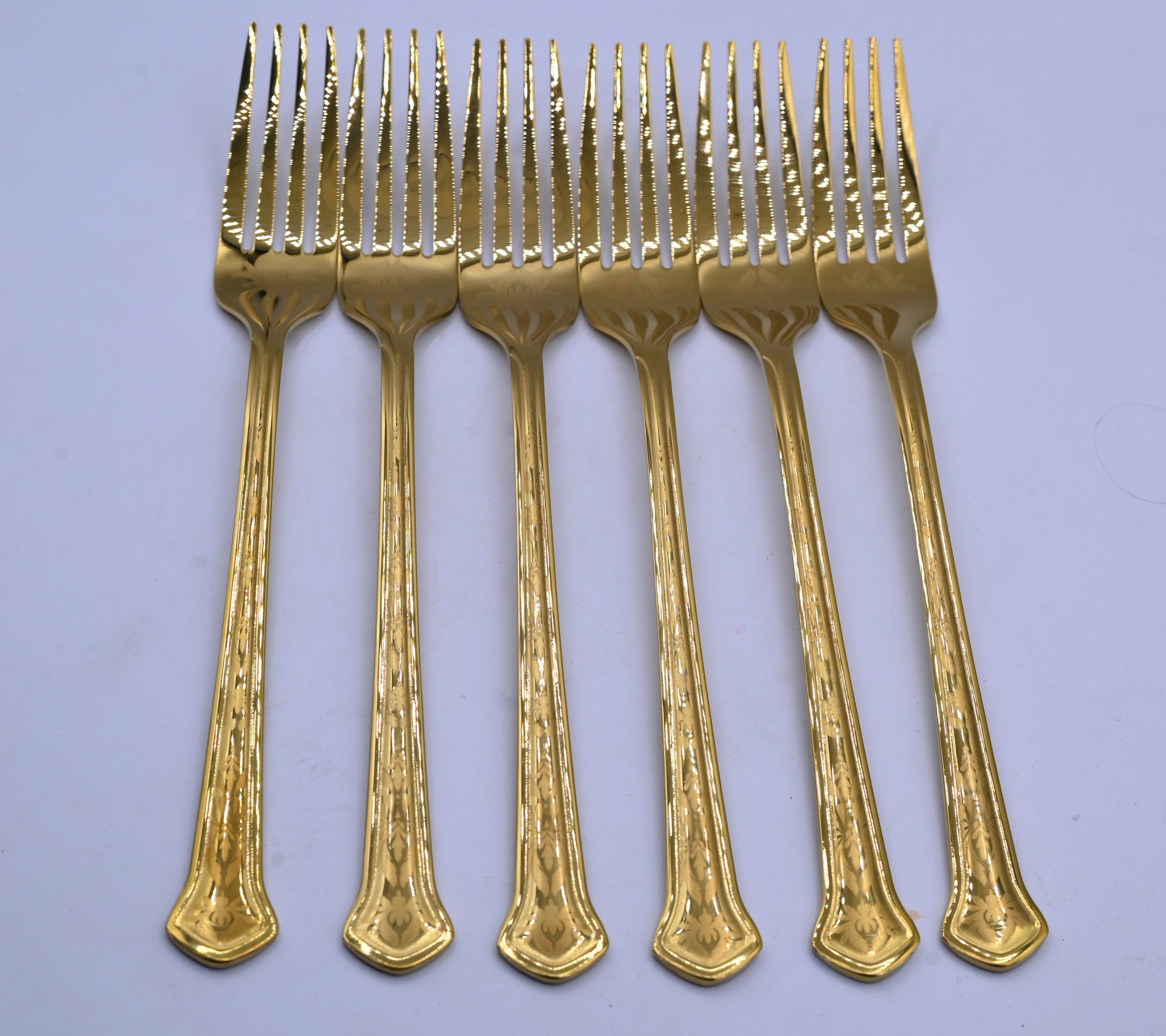 Ayd Golden Dessert Fork Set 6 Pieces