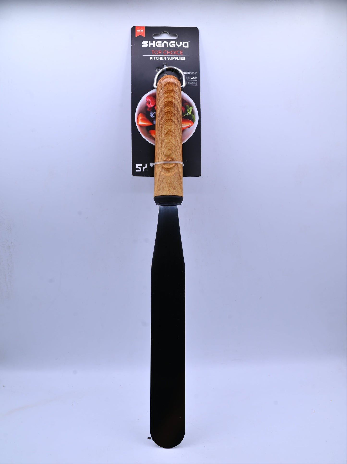 Shengya Stainless Steel Spatula with Wood Handle K0896T