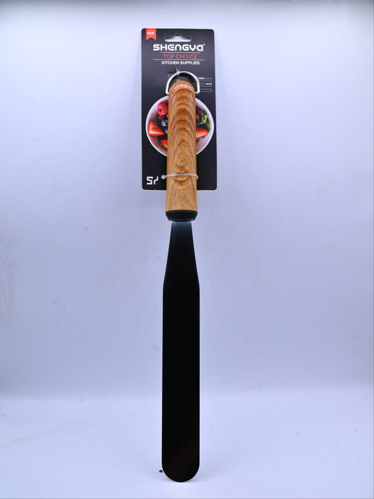 Shengya Stainless Steel Spatula with Wood Handle K0896T