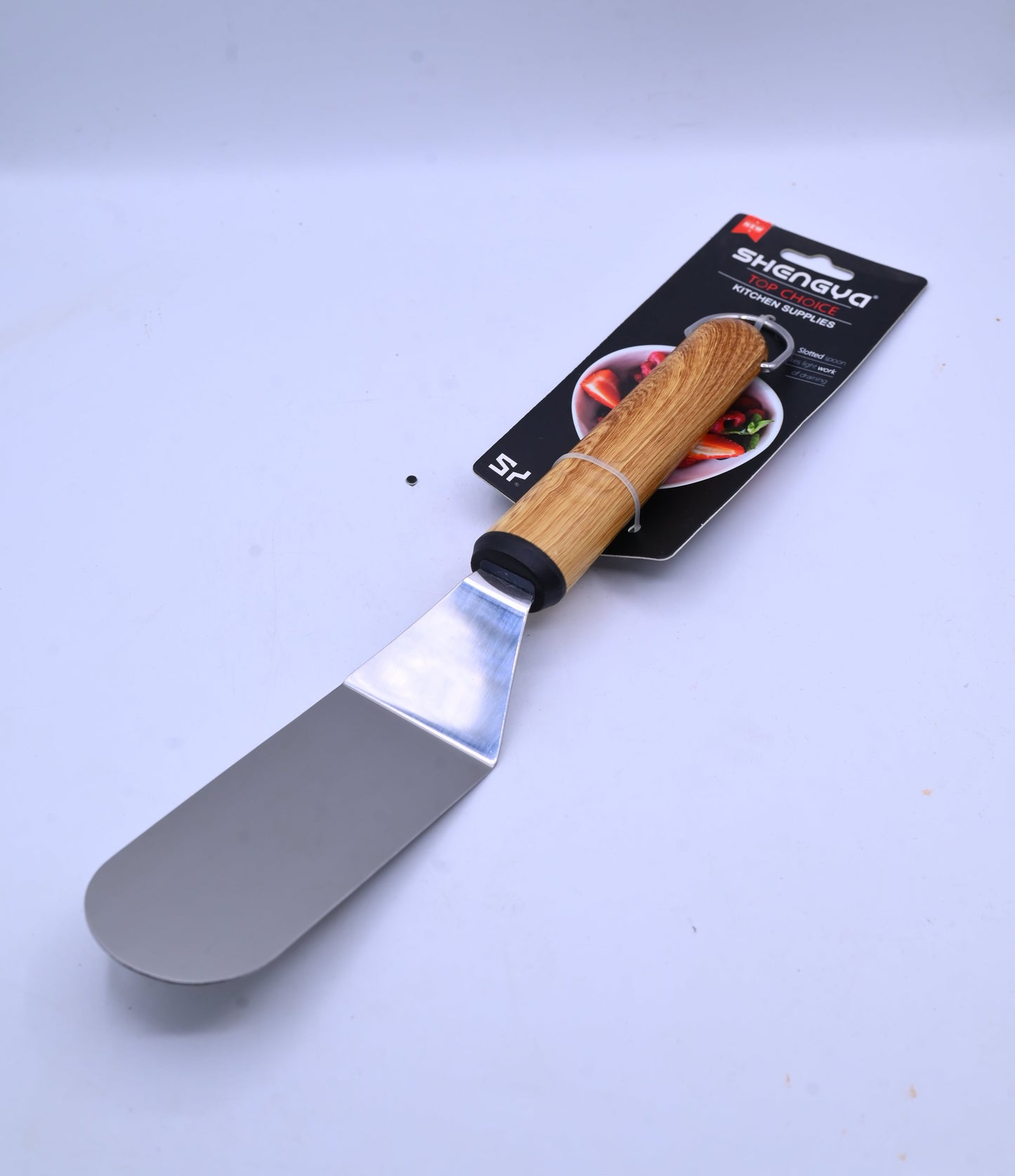 Shengya Stainless Steel Spatula with Wood Handle K0892T