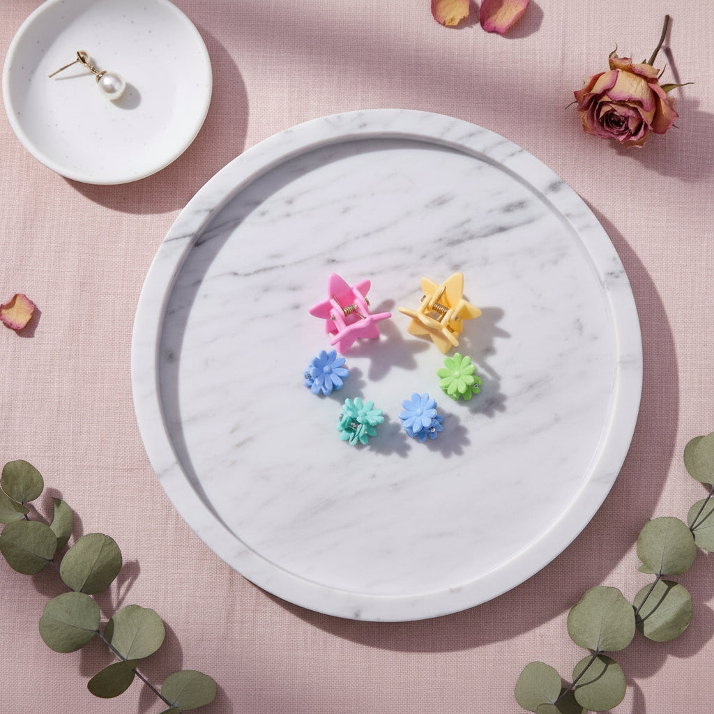 1Mini Star and Flower Catcher Multicolor Pack of 6