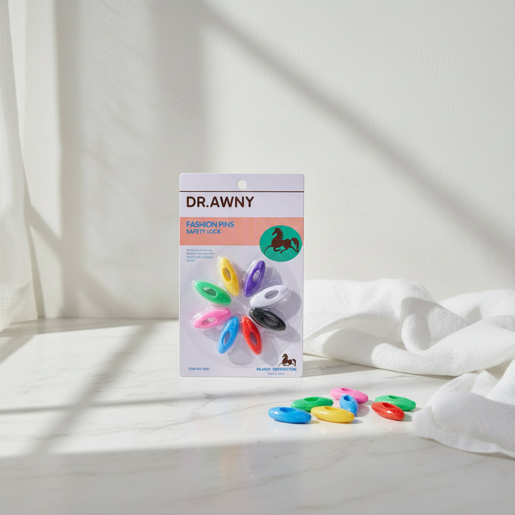 Scarf Pins Multicolor Pack of 8