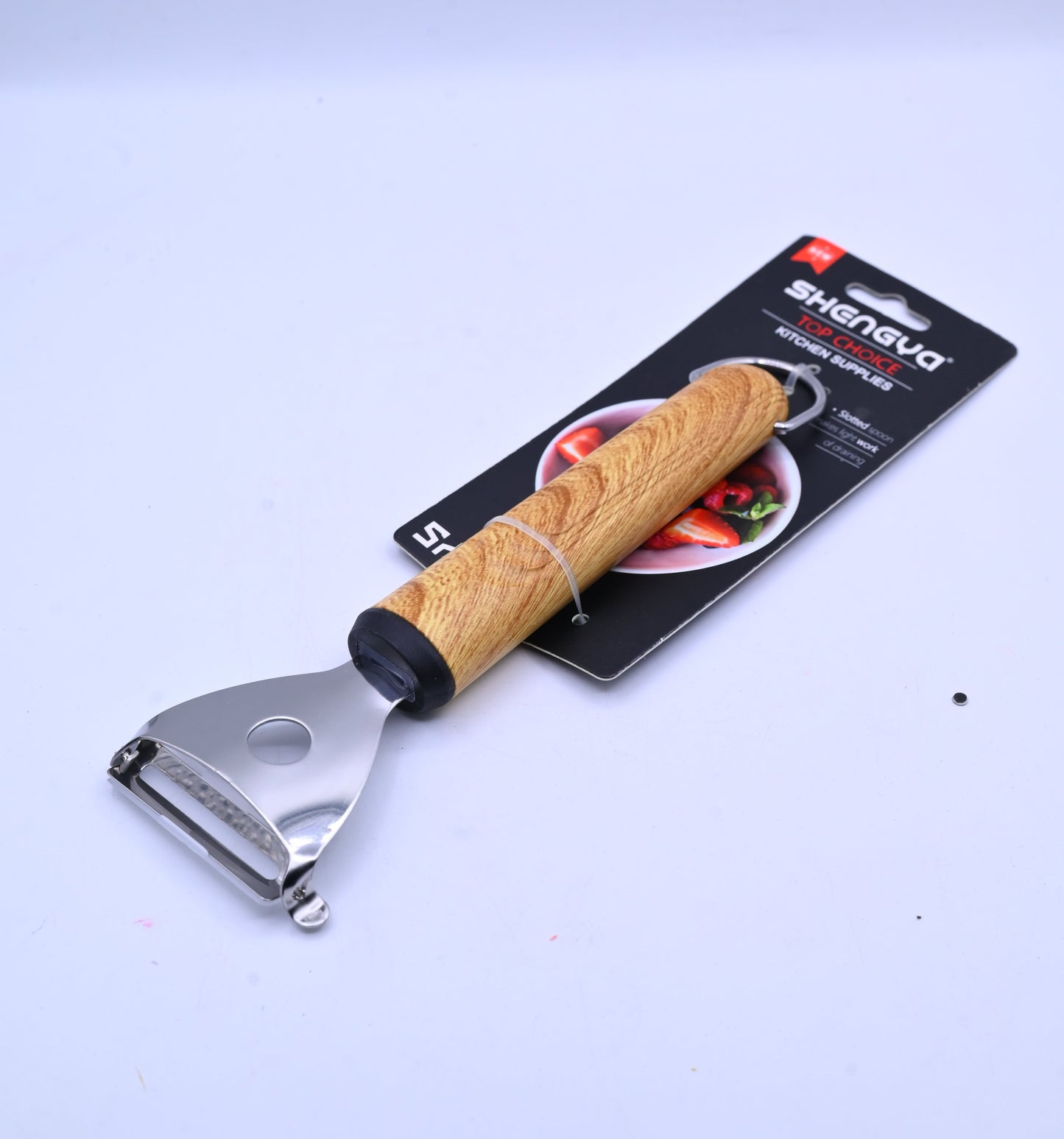 Shengya Stainless Steel Peeler with Wood Handle K0904T