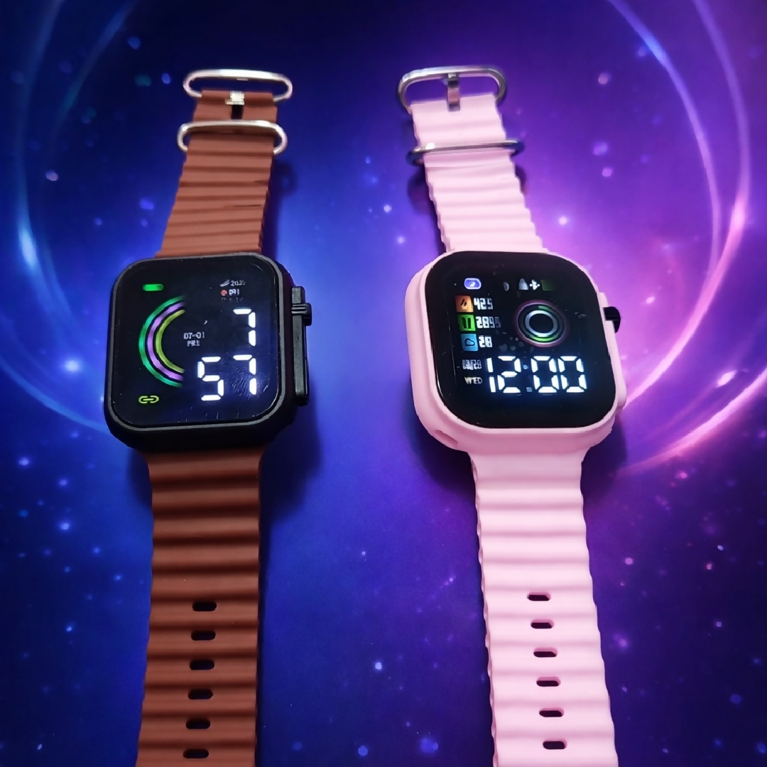 Mens Fashion Digital Watch Stylish Casual Analog Watch Random Color Without Box