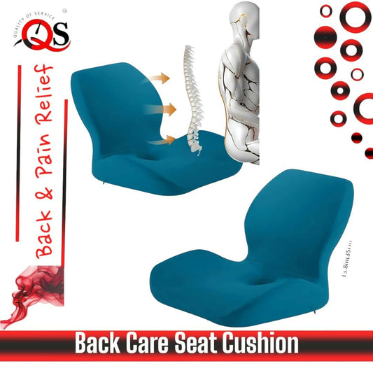 Ergonomic Lumbar Support Cushion Soft PU Memory Foam Backrest Pillow for Office Chair Car Home Use