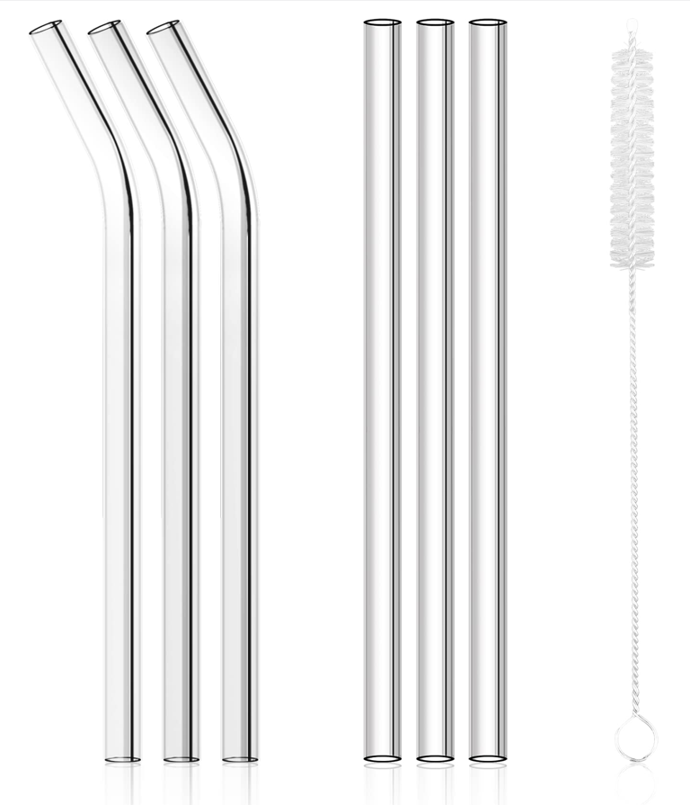 Glass Straws Simple 7P