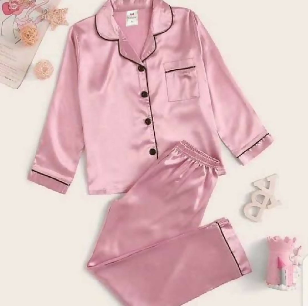Viscose Silk women Nightwear Trouser Shirt