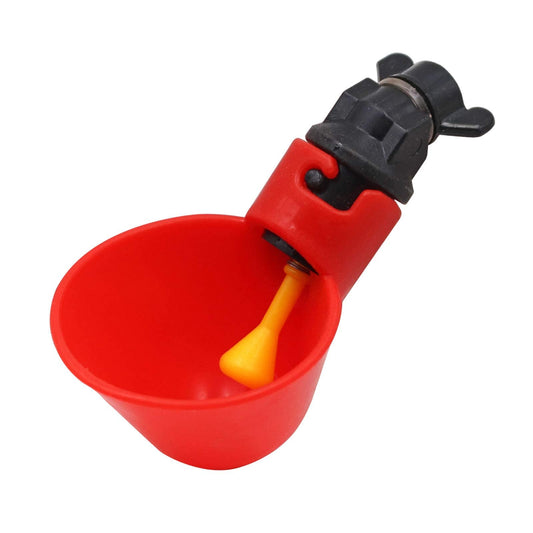 Set of 3 poultry foam water cups for chicks and birds