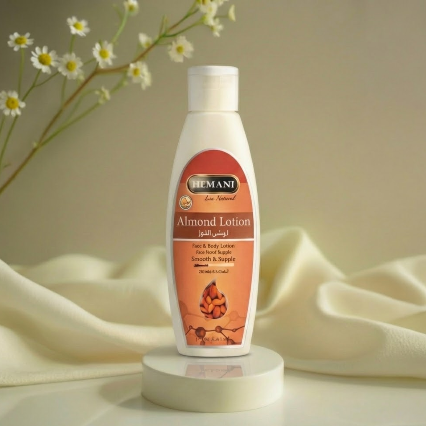 Smooth & Supple Face & Body Lotion with Almond