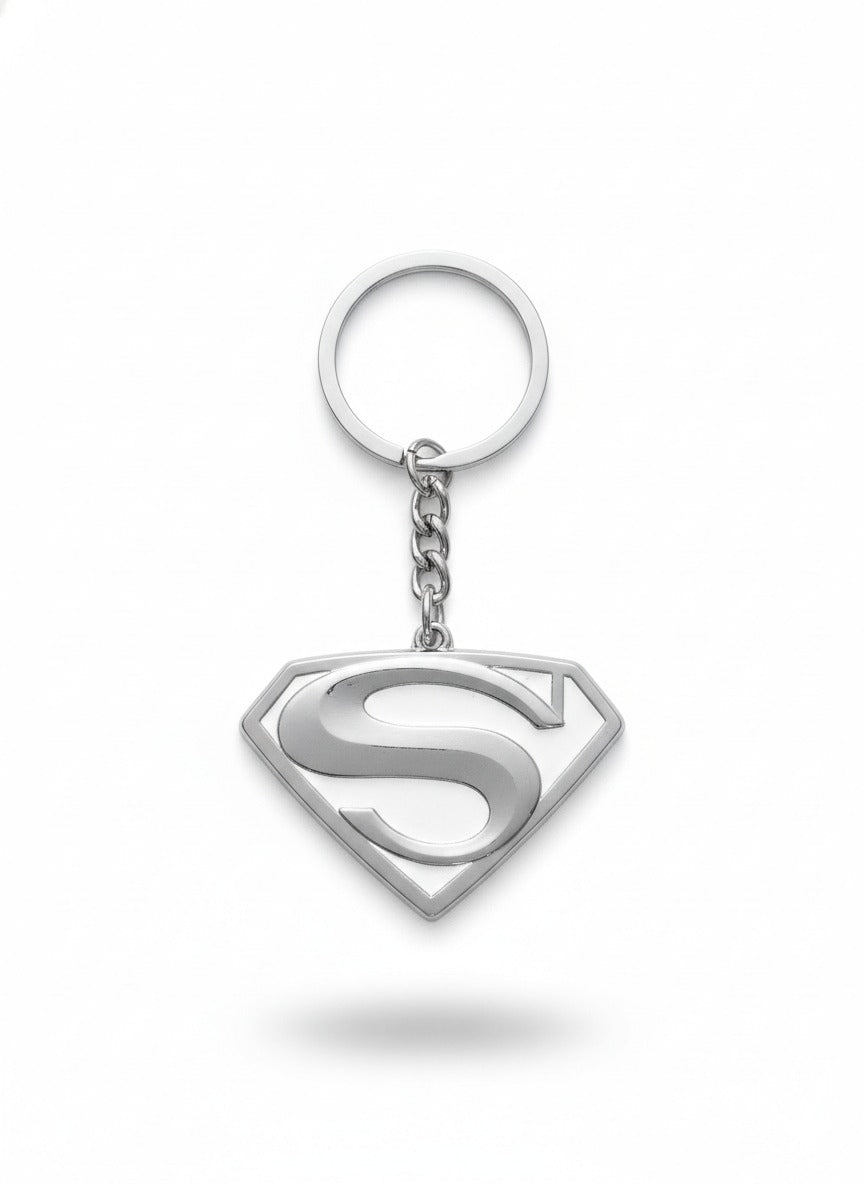 Super Heros face Keychain Super Man Random Colors