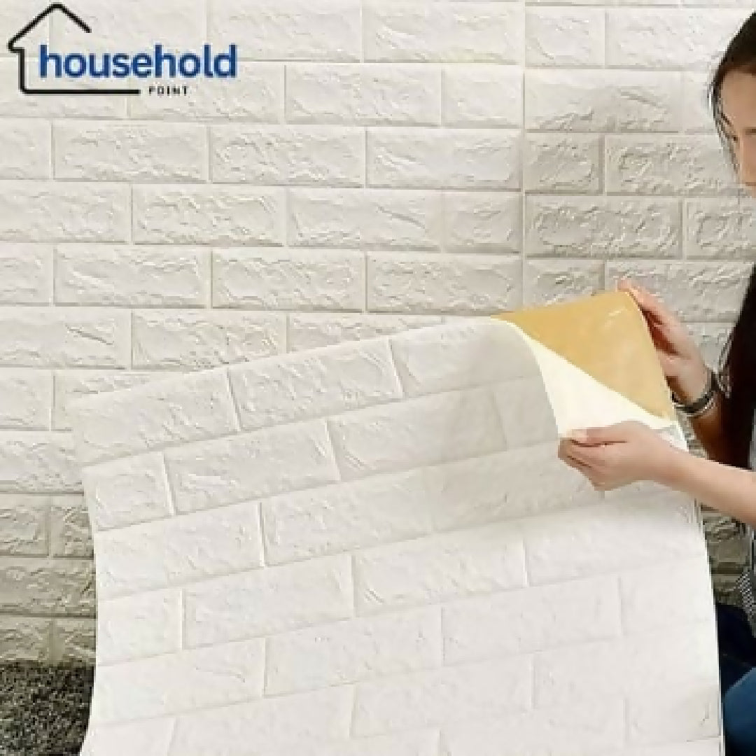 3D Wall Paper Safty Home Decor Wallpaper DIY Wallpaper Brick Living Room Kids Bedroom Decorative Sticker Wallpaper