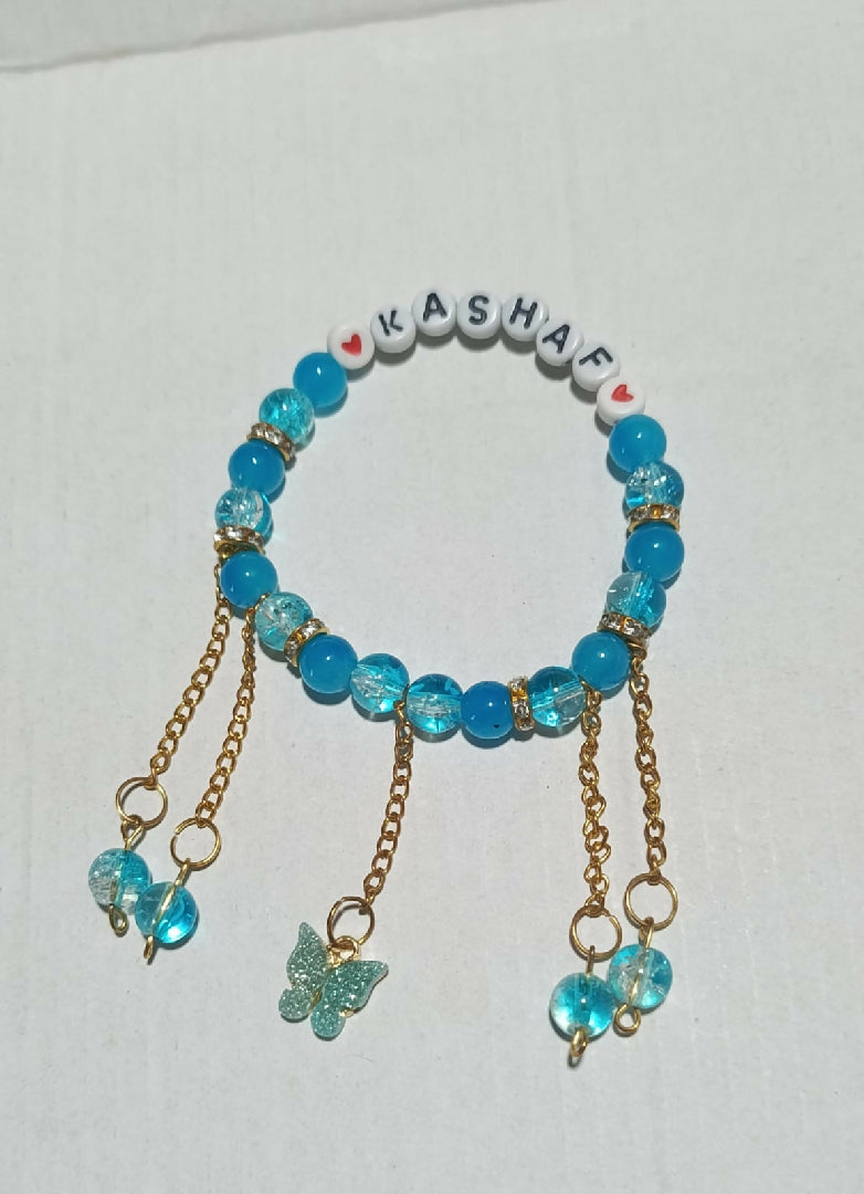 Personalized Custom Name Beaded Bracelet for Women Handmade Letter Bead Bracelet Unique Gift for Mom Sister Wife Best Friend