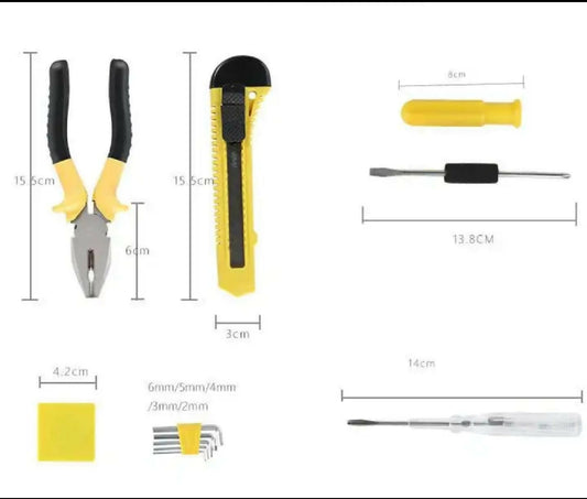 Tool Kit Set 8 Pcs Professional with Box Screwdriver Set Household Repair Tools