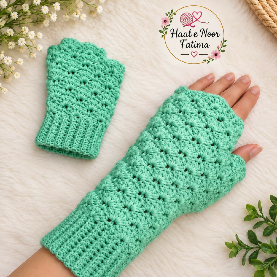Crochet Pattern Easy Fingerless Gloves Crochet Pattern Winter Mittens DIY Hand Warmers Crochet Gift Idea