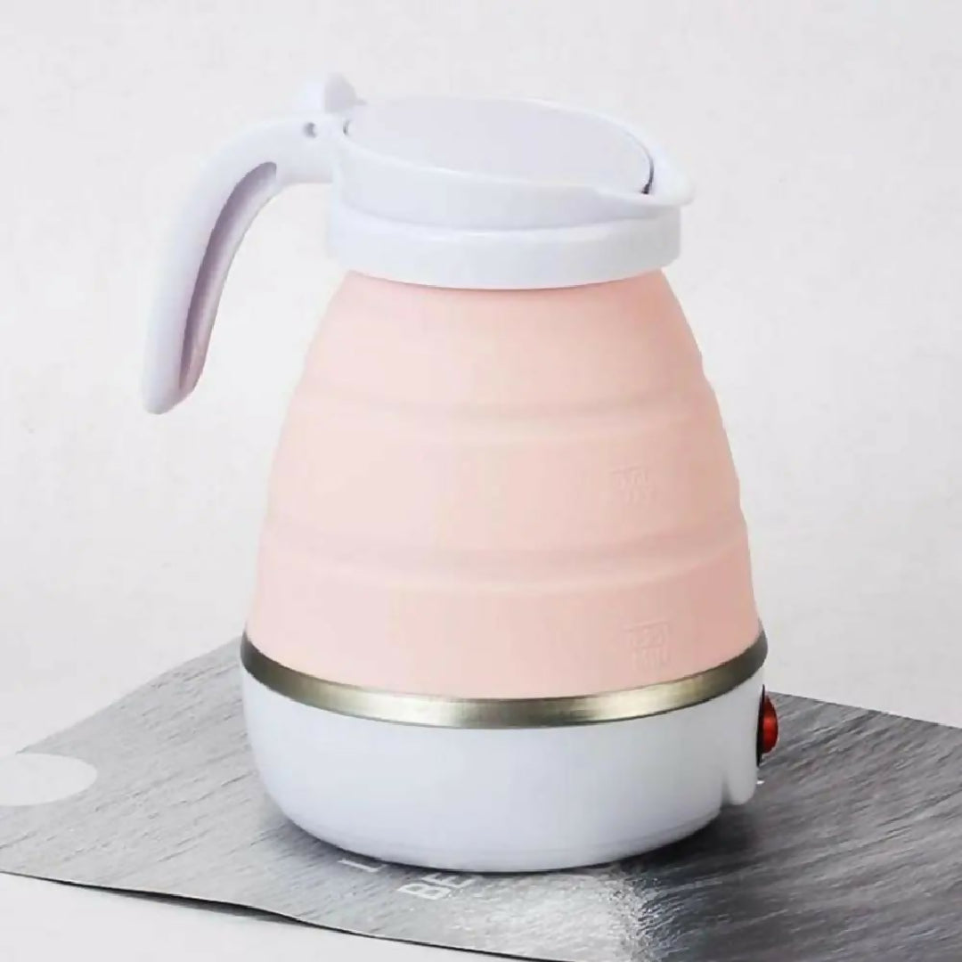 Foldable Kettle Coffee Pot Tea Kettle 1L Electric Space Saving ABS Camping Home Travel Outdoor Heating Hot Water Cup