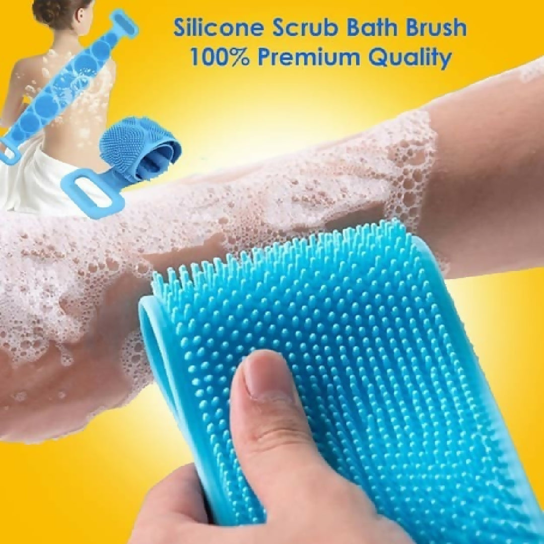 Double Side Bath Towel Scrubber Random Color