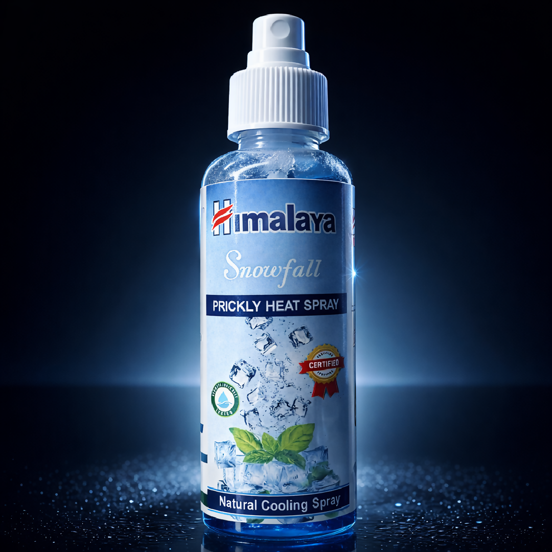 Himalaya IceCool Body Relief Spray Instant Cooling Relief for Garmi Dana Summer Skin Irritation
