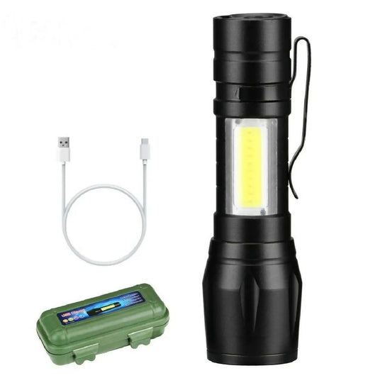 Mini Rechargeable LED Tactical Flashlight