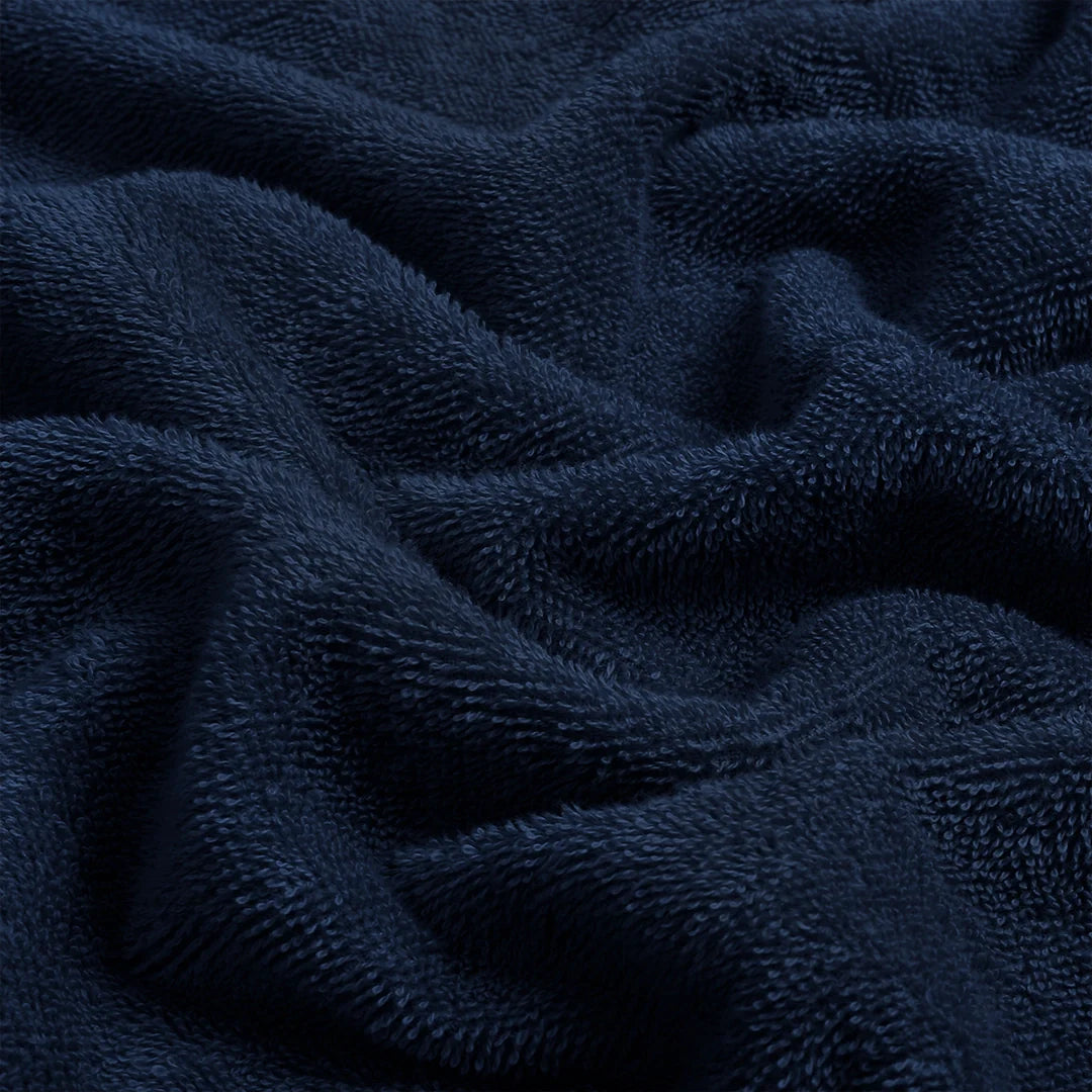Combed Cotton Navy Towel Set