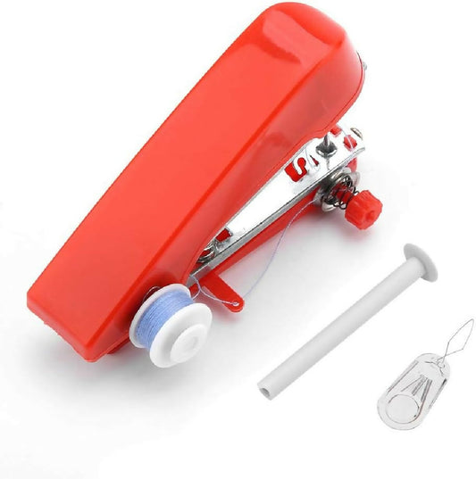 Mini Portable Handy Sewing Machine Handheld Sewing Machine Stitch Household Tool For Kids Clothing Fabric Home Travel Use Gift For Kids Adult