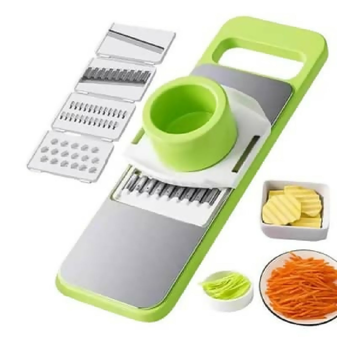 5in1 Vegetable Cutter - Multifunctional Stainless Steel Vegetable Cutter - Slicer - Kitchen Tool