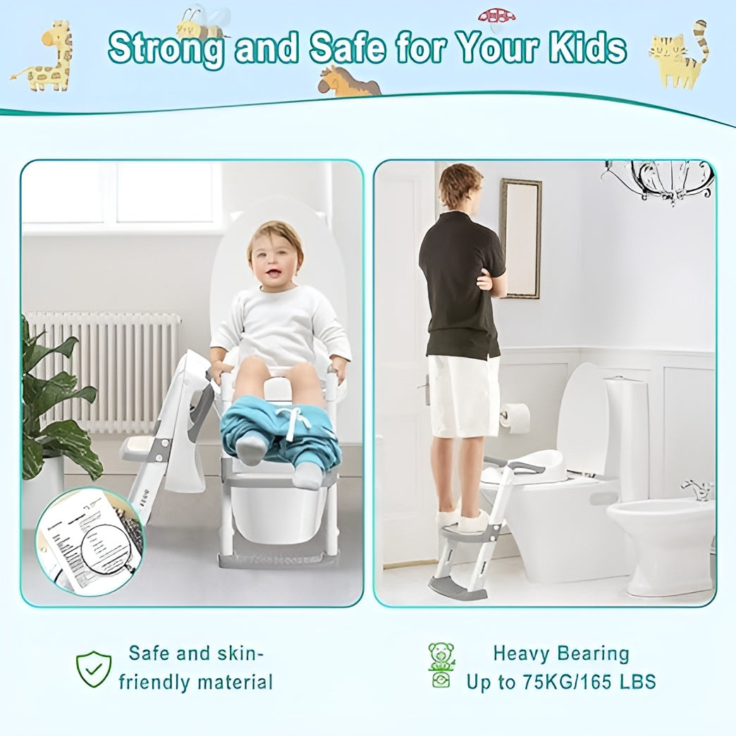 Potty Training Seat  Comfortable Toddler Toilet Trainer with Secure Grip