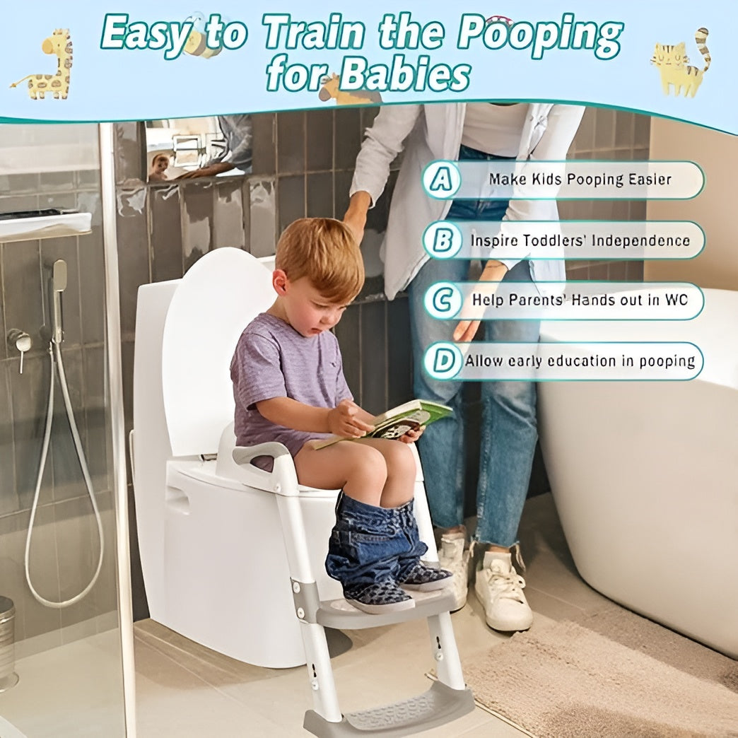 Potty Training Seat  Comfortable Toddler Toilet Trainer with Secure Grip