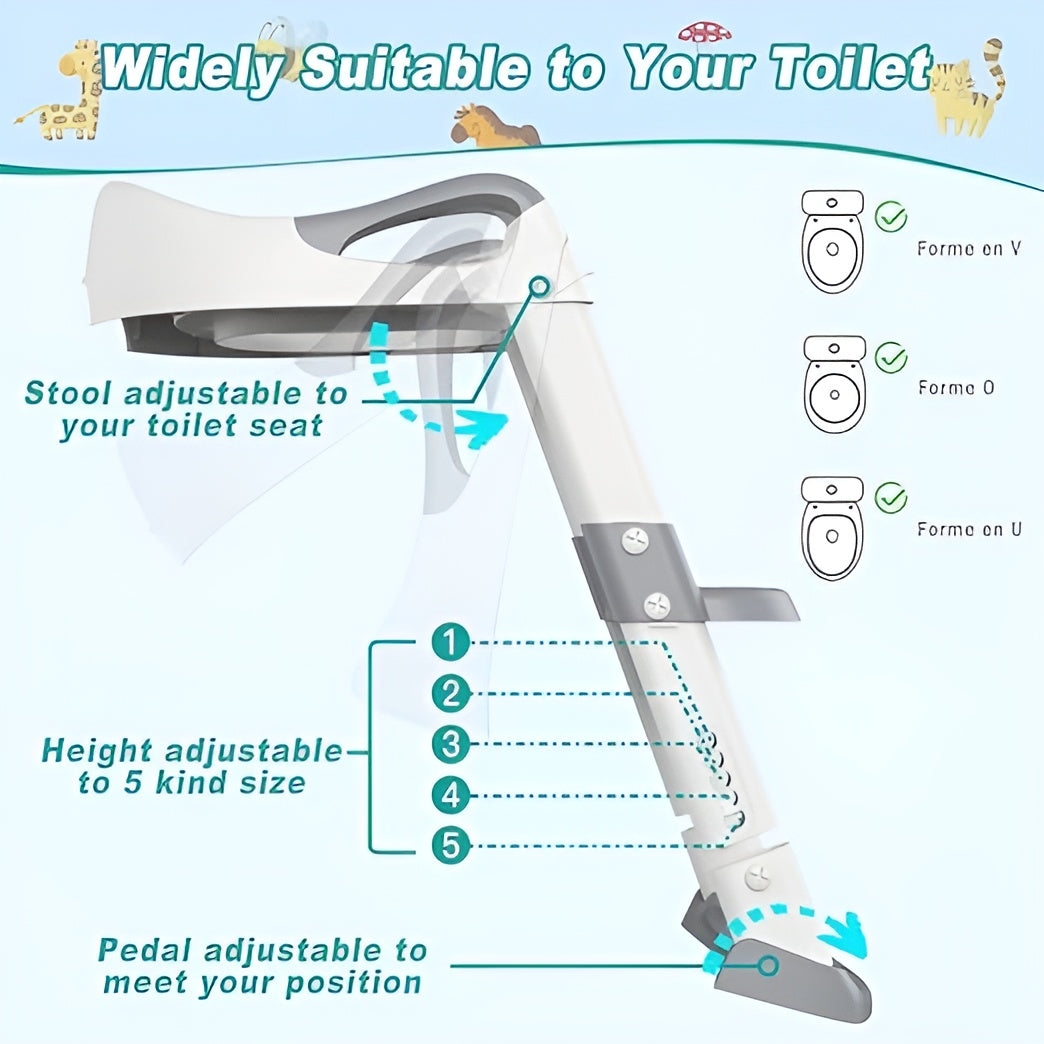 Potty Training Seat  Comfortable Toddler Toilet Trainer with Secure Grip